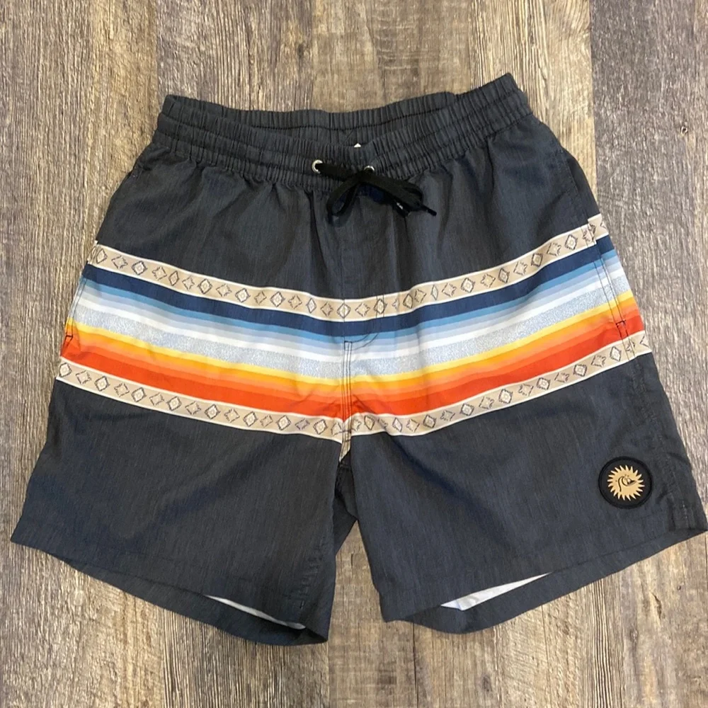 EUC Quicksilver Board Swim Shorts Size Medium